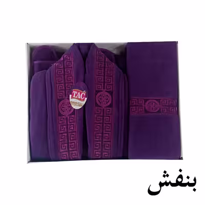 حوله سرویس پالتویی 4 تکه تاچ مدل کاریزما سایز 125