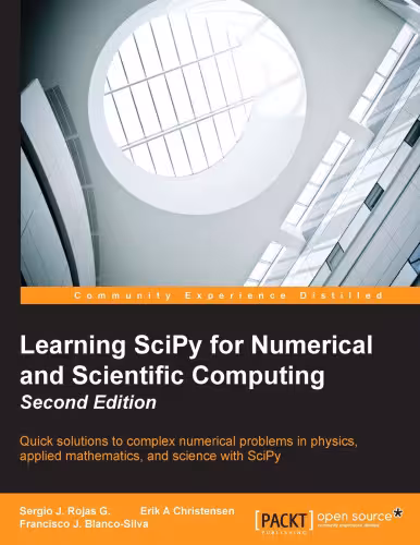 خرید و دانلود نسخه کامل کتاب Learning SciPy for Numerical and Scientific Computing Second Edition