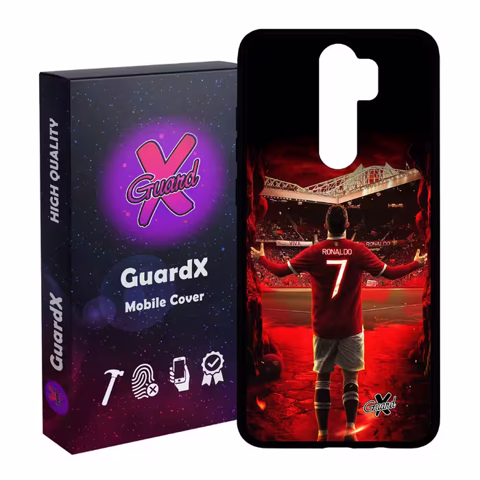 کاور گارد ایکس طرح Ronaldo مدل Glass10397 مناسب برای گوشی موبایل شیائومی Redmi Note 8 Pro