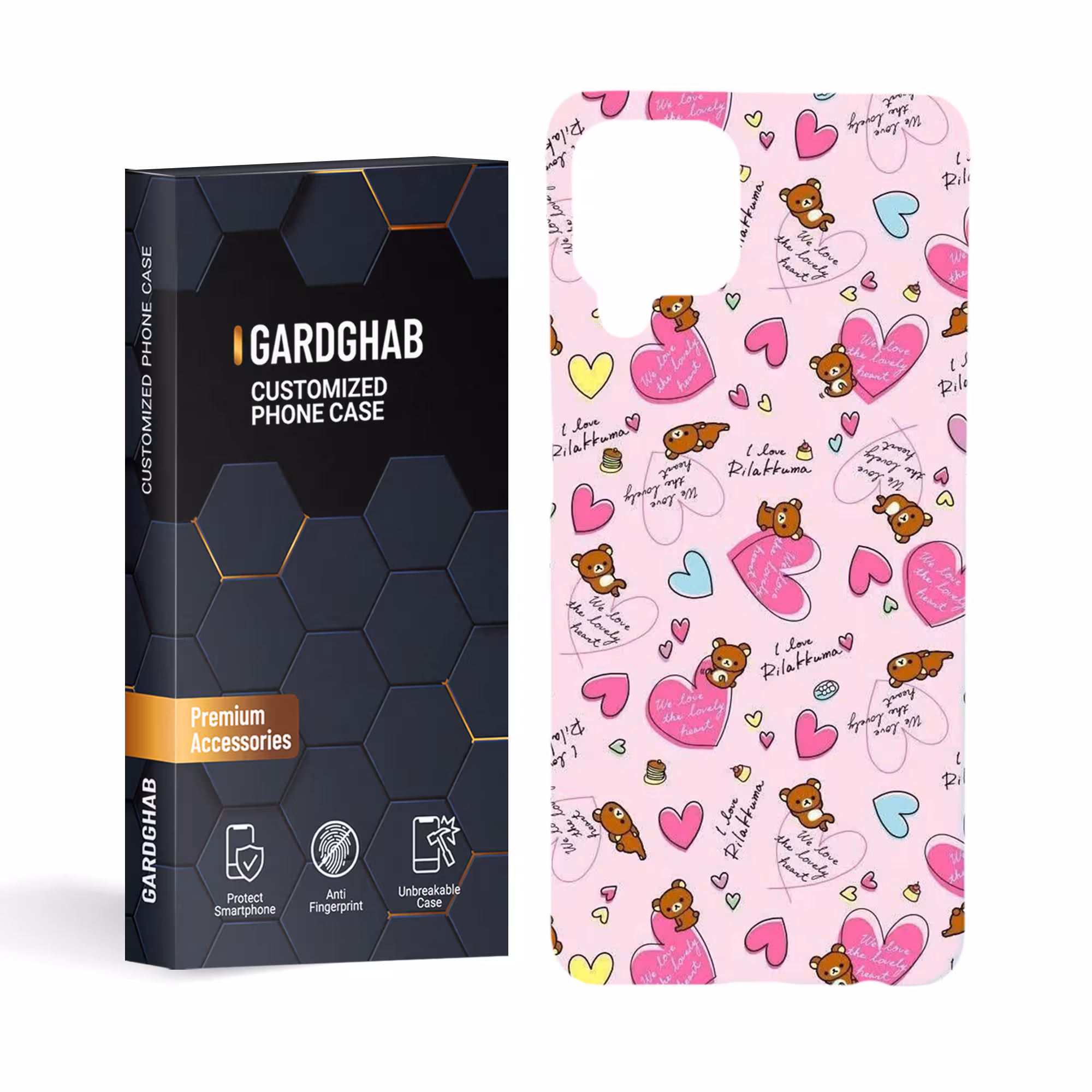 کاور گارد قاب مدل دخترانه مناسب برای گوشی موبایل سامسونگ galaxy a22 4g