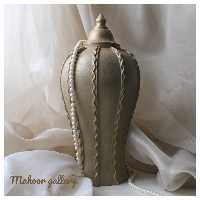 کوزه دکوراتیو دکوری پتینه کاری شده