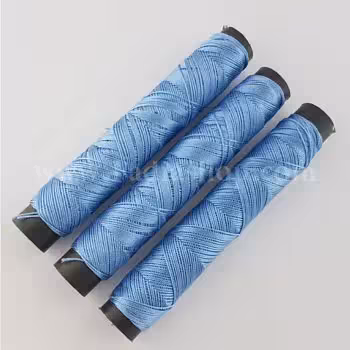 نخ چرم آبی روشن 925