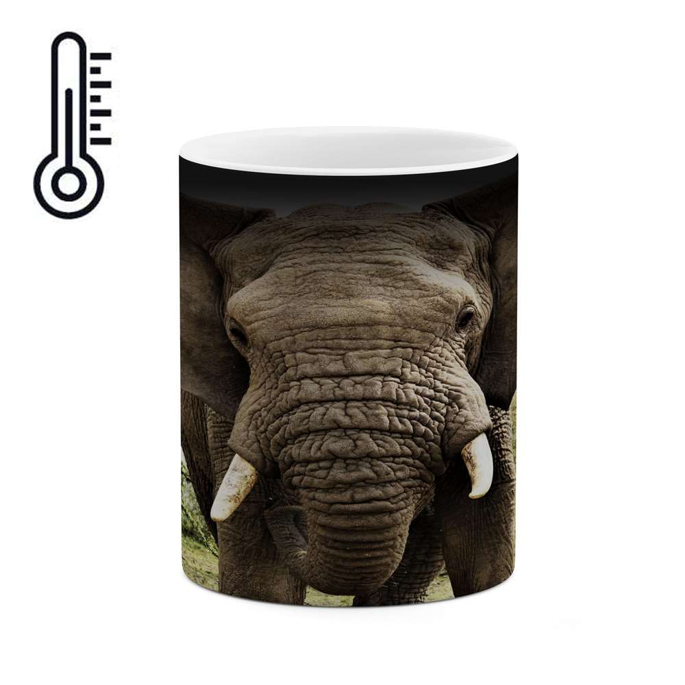 ماگ حرارتی کاکتی طرح فیل مدل mgh15905