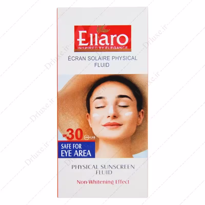 بررسی و خرید ضد آفتاب SPF30 فلوئید بی رنگ فیزیکال الارو 50 میل - دکتر لوکس