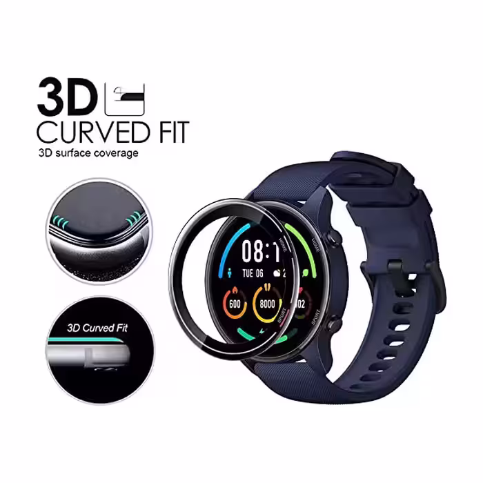 محافظ صفحه نمایش لاین مدل RT007 مناسب برای ساعت هوشمند شیائومی Mi Watch Color بسته سه عددی