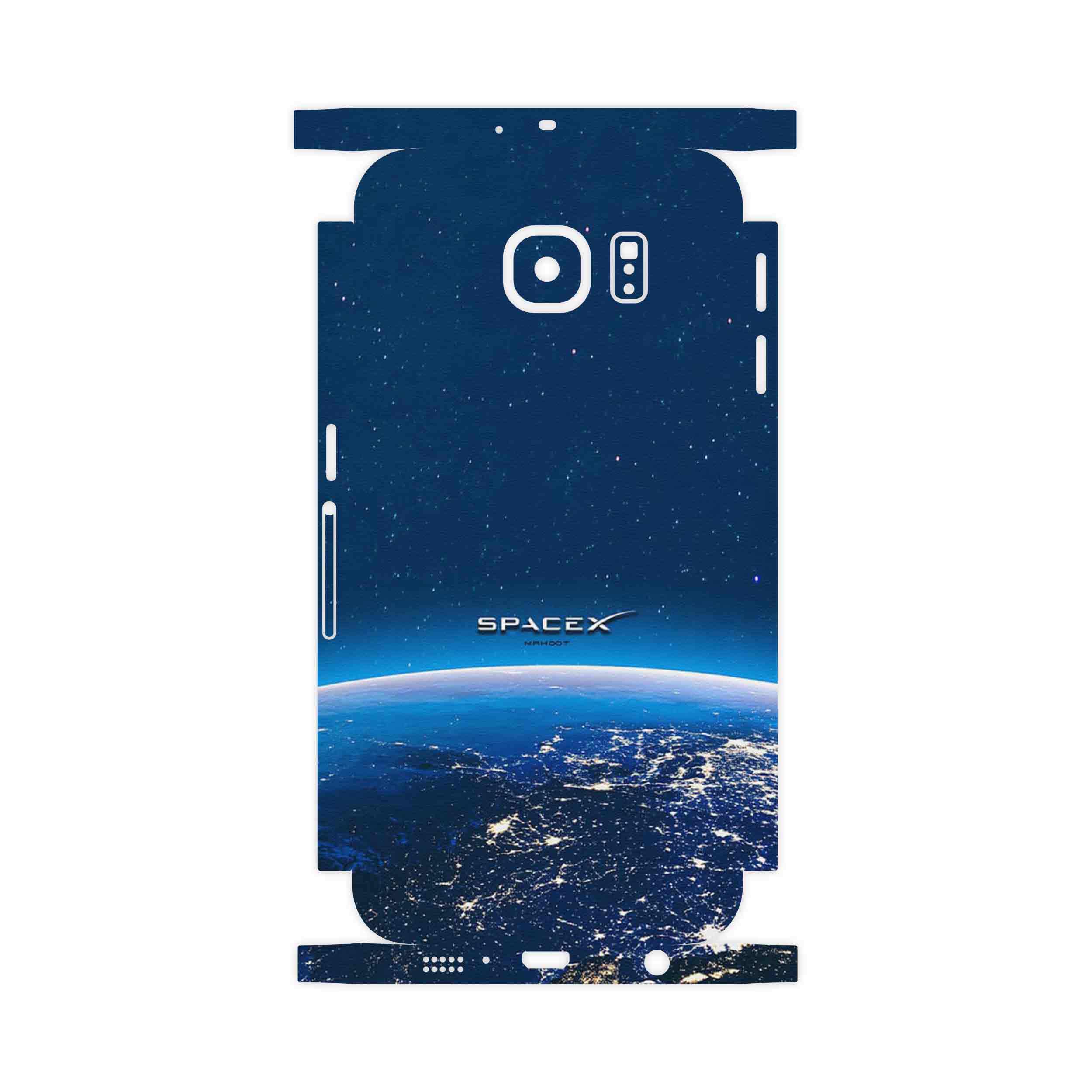 برچسب پوششی ماهوت مدل Space X-FullSkin مناسب برای گوشی موبایل سامسونگ Galaxy S6