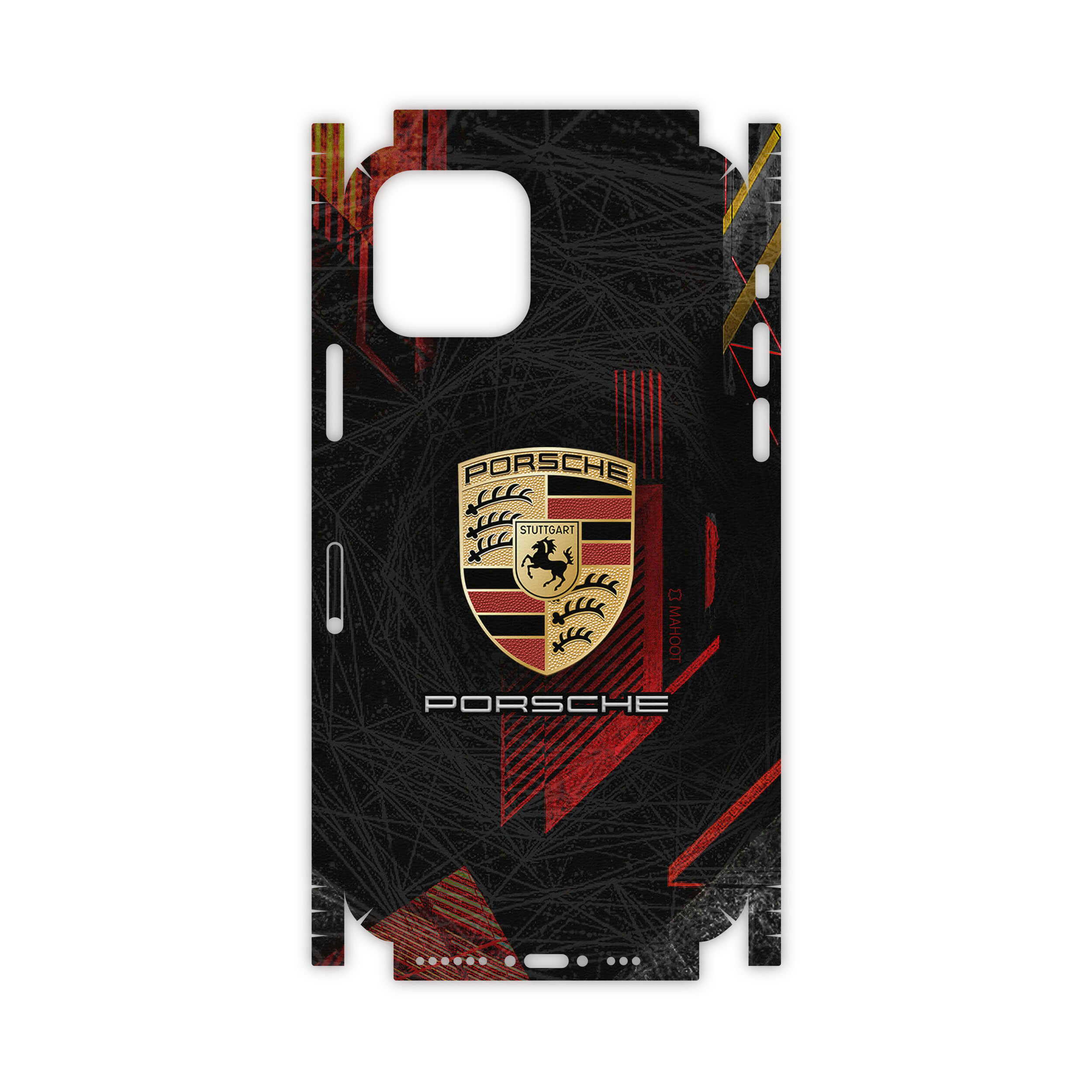 برچسب پوششی ماهوت مدل Porsche-Logo-FullSkin مناسب برای گوشی موبایل اپل iPhone 11 Pro