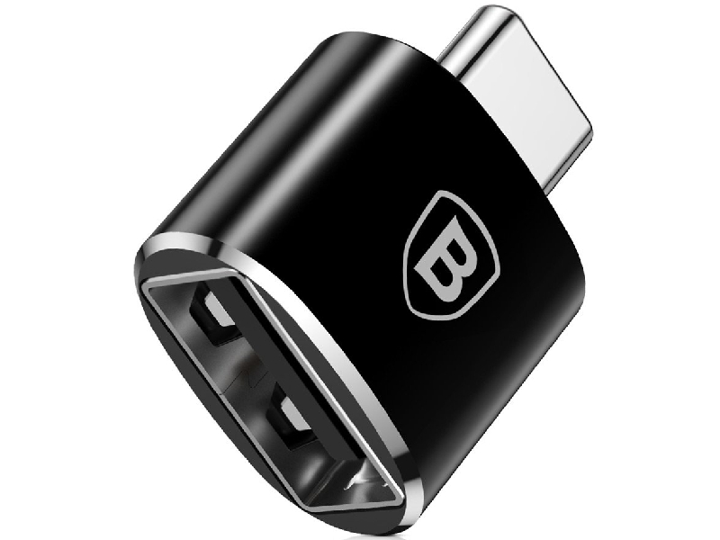 مبدل USB به Type-C بیسوس مدل Mini USB female to Type-C male adapter converter CATOTG-01