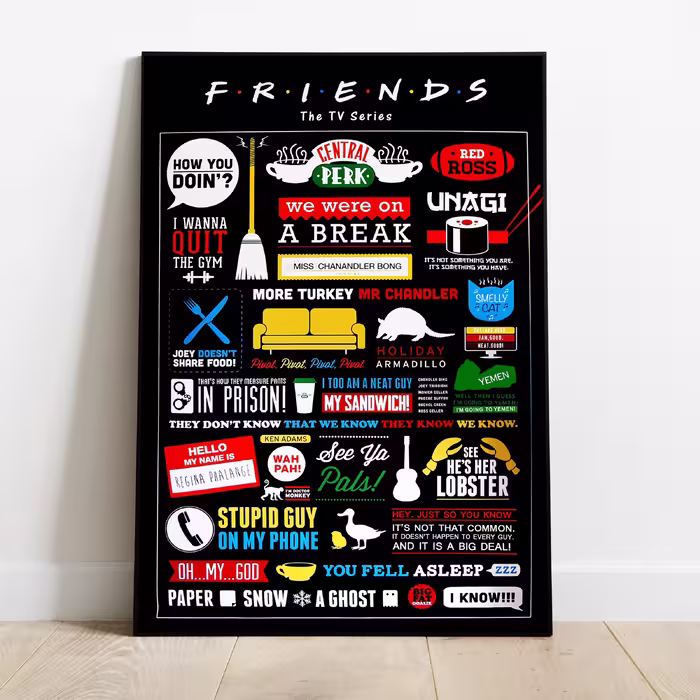 تابلو بلوویش مدل Friends