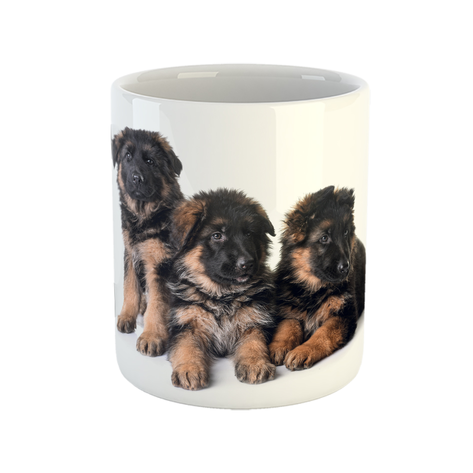 ماگ طرح سگ مدل German Shepherd کد 04