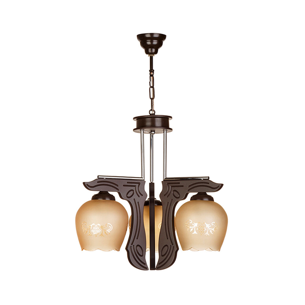 لوستر ۳ شعله چشمه نور کد G503/3-BR