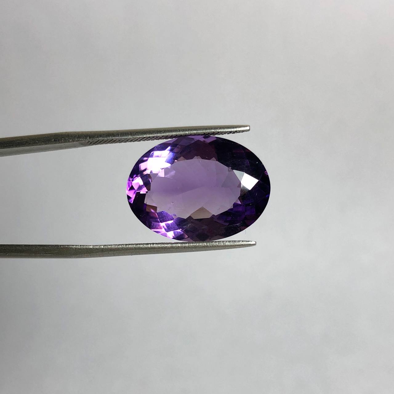 نگین آمیتیست قیمتی طبیعی بنفش برزیل 240278