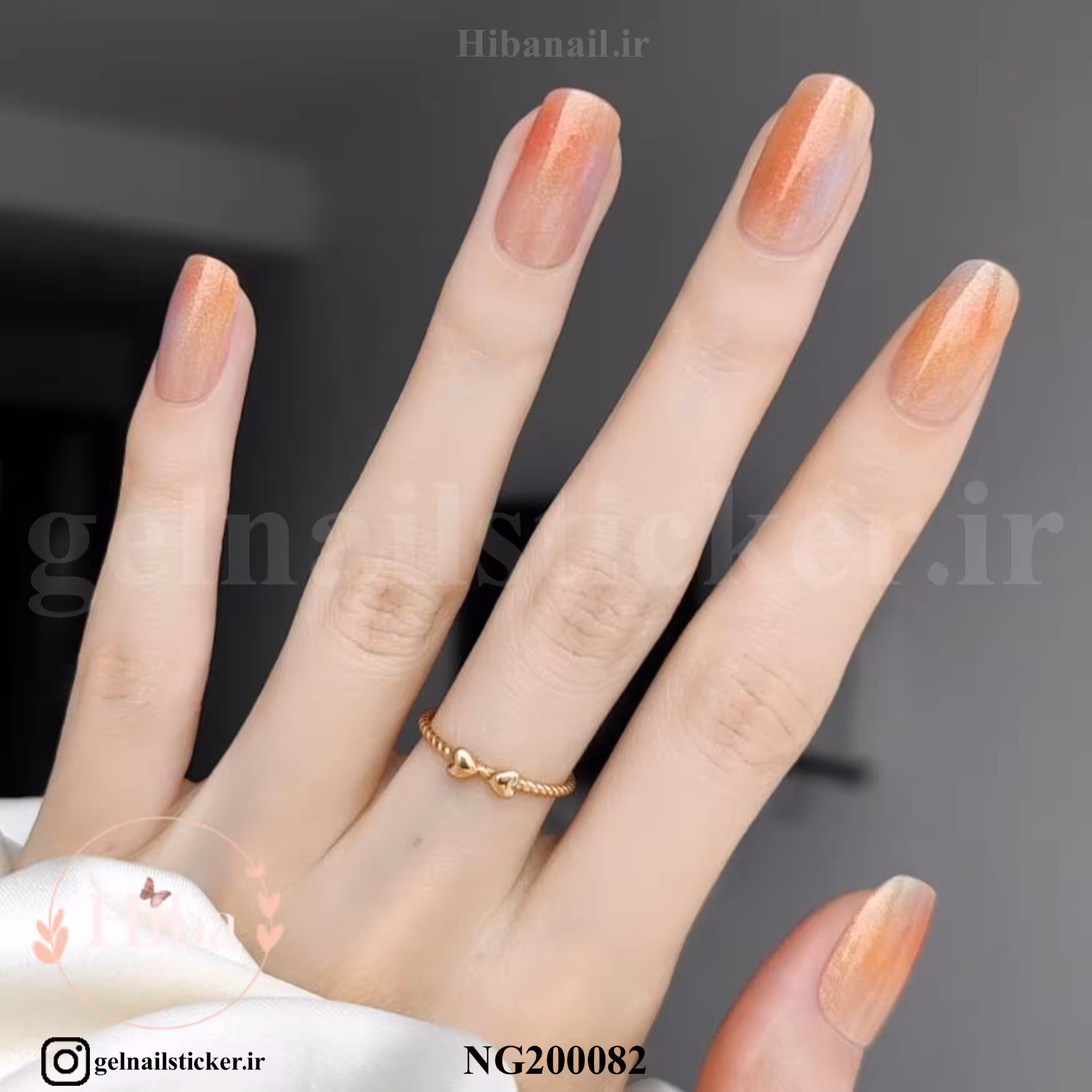 استیکر ژله ای کاشت ناخن (نیل رپ)_کد NG200082