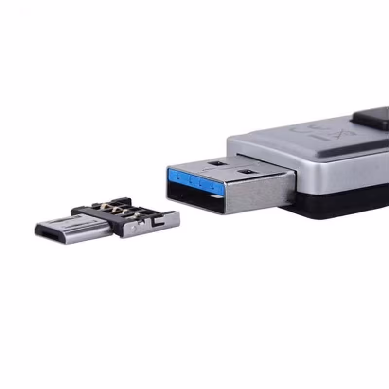 مبدل OTG microUSB تسکو مدل TCR 955C  آبی  گارانتی اصالت و سلامت فیزیکی کالا