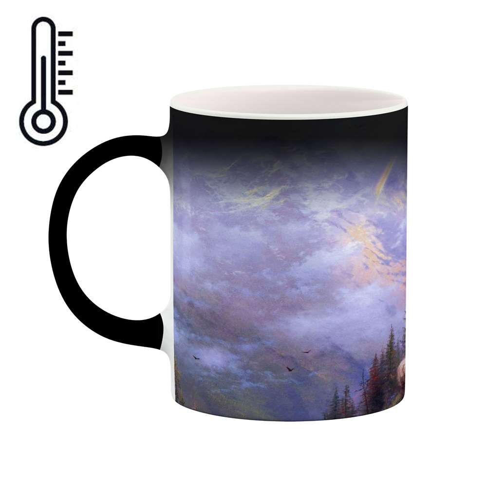 ماگ حرارتی کاکتی طرح نقاشی مدل mgh13725