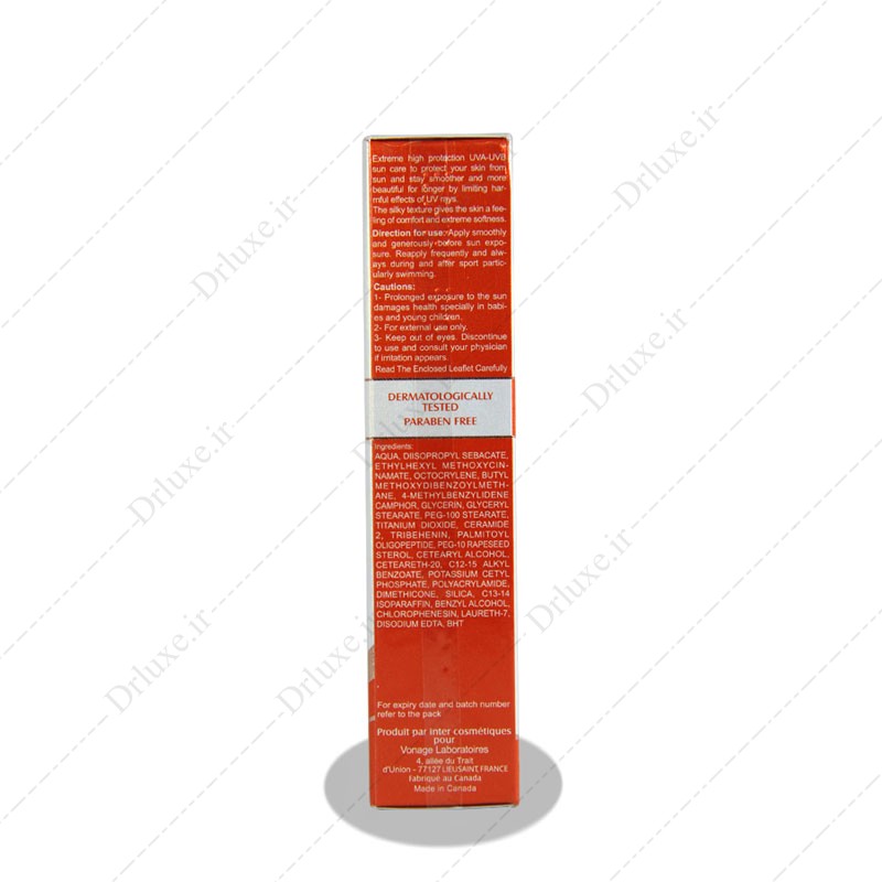 کرم ضد آفتاب SPF50 الارو فاقد چربی بی رنگ40 میلی لیتر