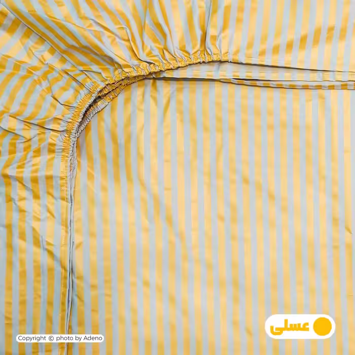 ملحفه آدنو مدل راه راه کد MB01 یک نفره سایز 120x200 سانتی متر