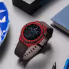 برچسب ماهوت طرح Red Fiber مناسب برای ساعت هوشمند هوآوی Watch GT 2 Pro