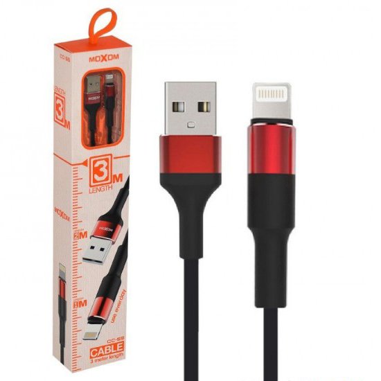 کابل آیفون (lightning) کنفی موکسوم (MoXom) طول 3 متر مدل CC-55

