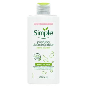 لوسیون پاک کننده سیمپل Simple مدل kind to skin