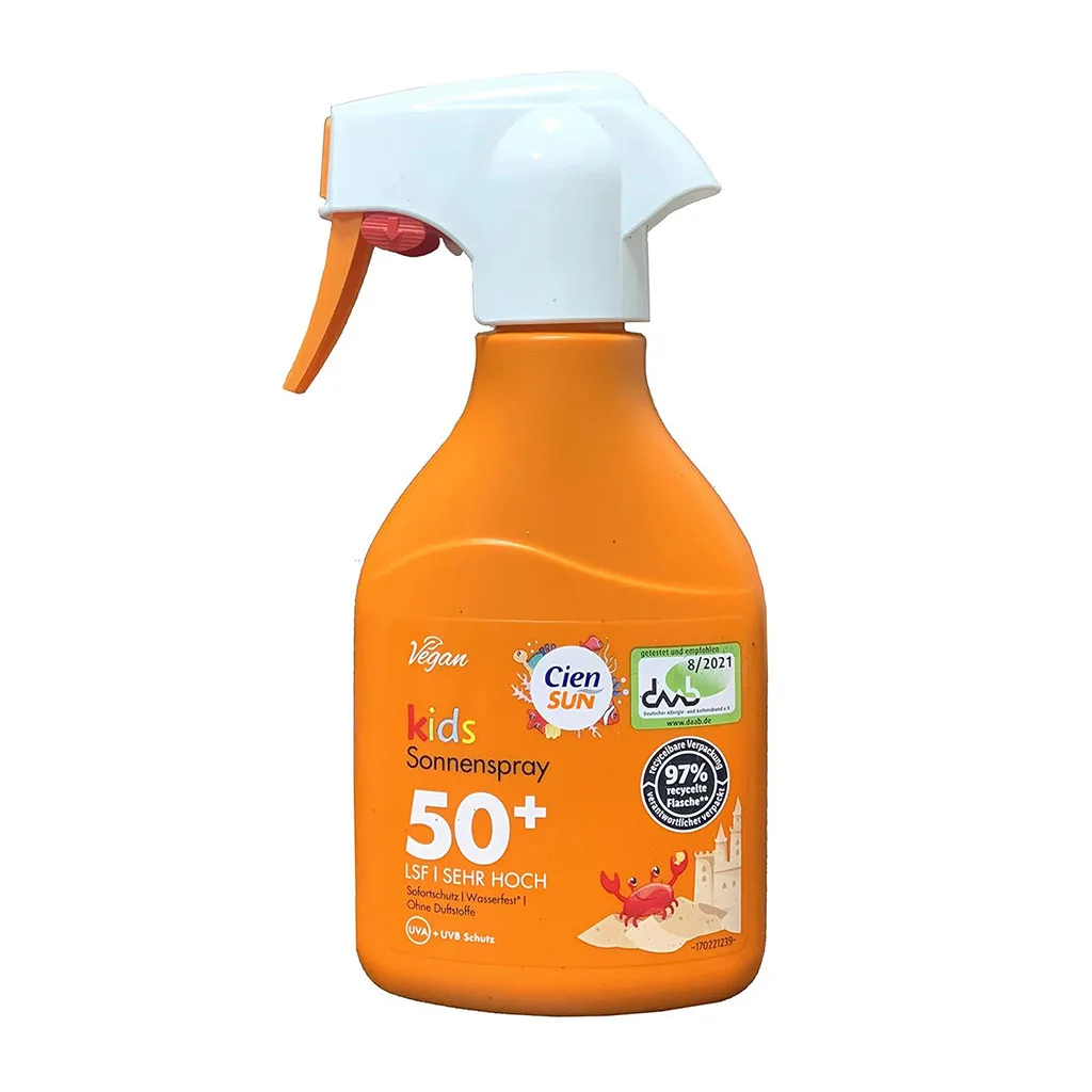 اسپری ضد آفتاب کودک SPF50 سین Cien