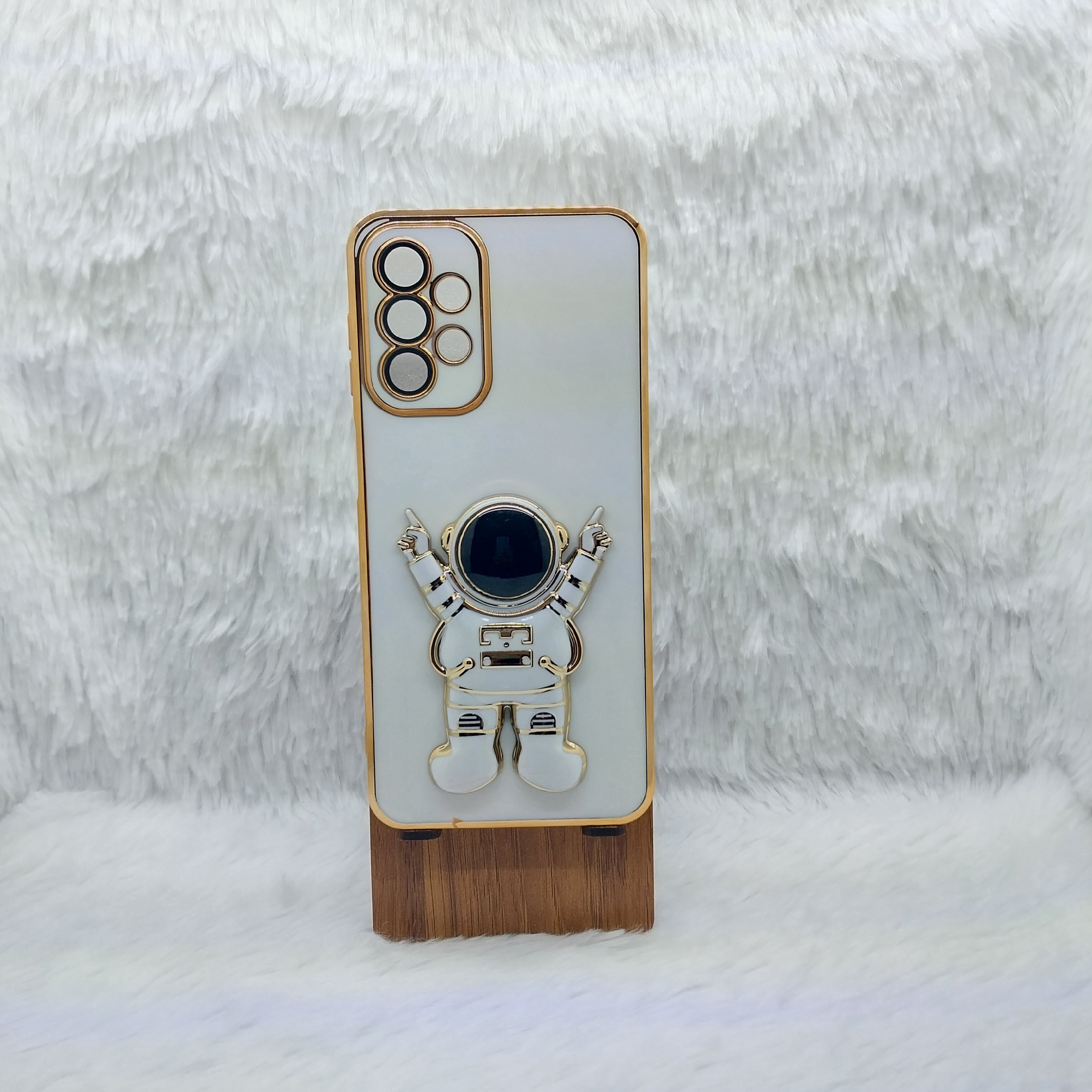 گارد (قاب) گوشی A23 مدل مای کیس فضانورد رنگ سفید مناسب گوشی Samsung A23 4G