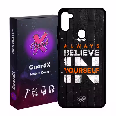 کاور گارد ایکس طرح Text مدل Glass10167 مناسب برای گوشی موبایل سامسونگ Galaxy A11 / M11