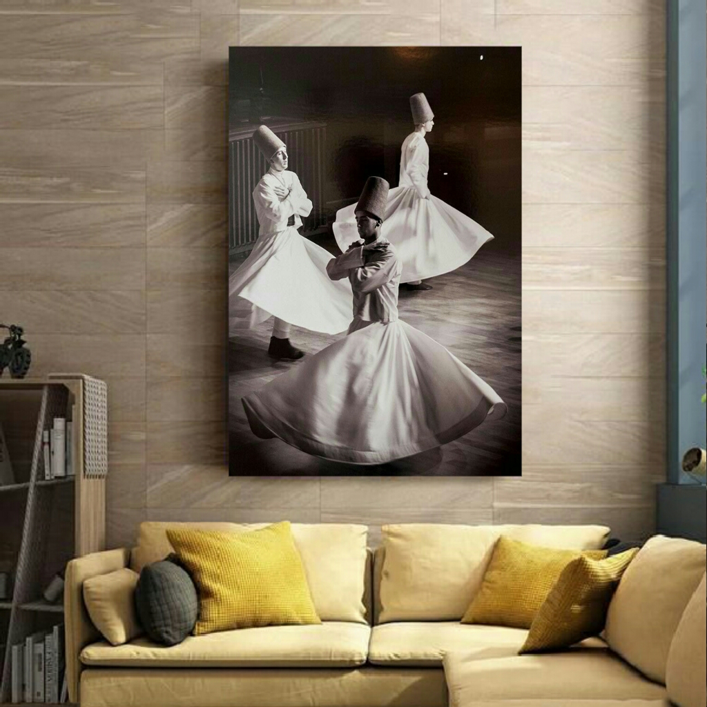 تابلو بوم طرح رقص سماع مدل TB26