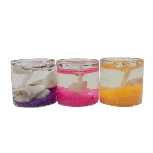 شمع ژله ای 3 عددی