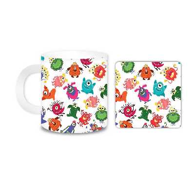 ماگ مدل موجود کد 1718 به همراه زیر لیوانی