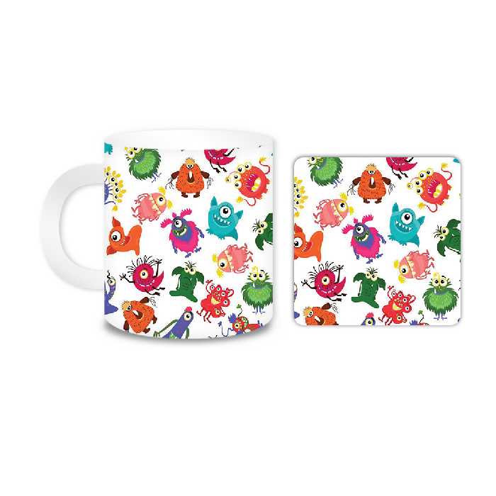 ماگ مدل موجود کد 1718 به همراه زیر لیوانی