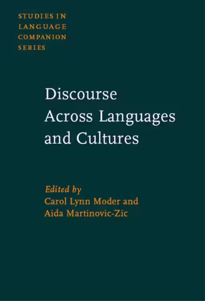 خرید و دانلود نسخه کامل کتاب Discourse across Languages and Cultures (Studies in Language Companion)