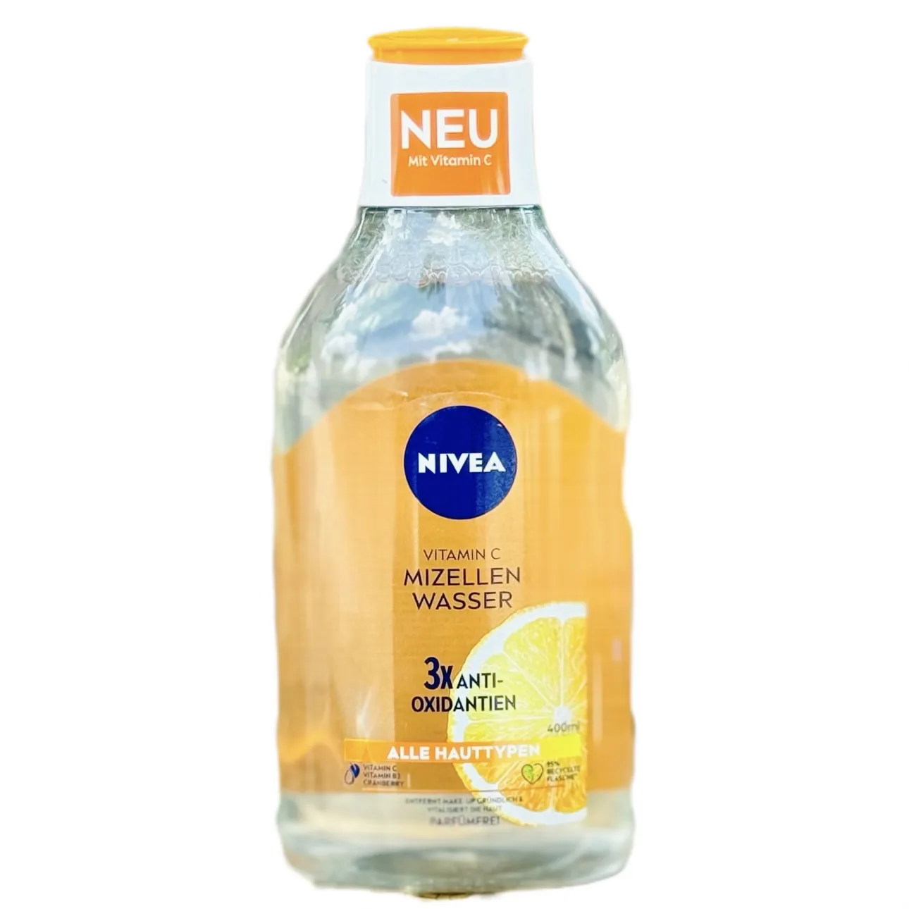 میسلار واترMIZELLEN WASSER حاوی ویتامین سی مناسب انواع پوست نیوآ حجم 400میل