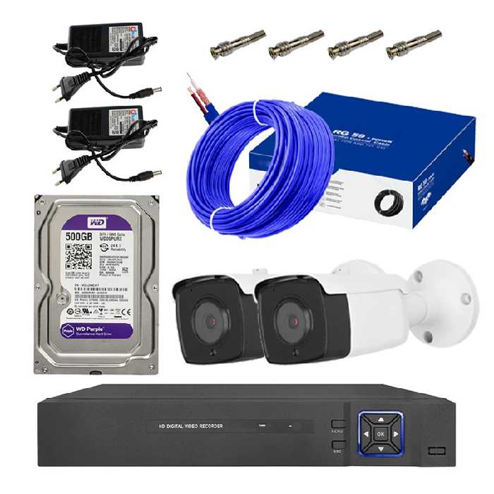  سیستم امنیتی کامل دوربین مداربسته مدل 1002