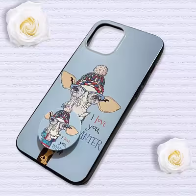 کاور طرح camel مناسب برای گوشی موبایل اپل IPHONE 11 به همراه پایه نگهدارنده