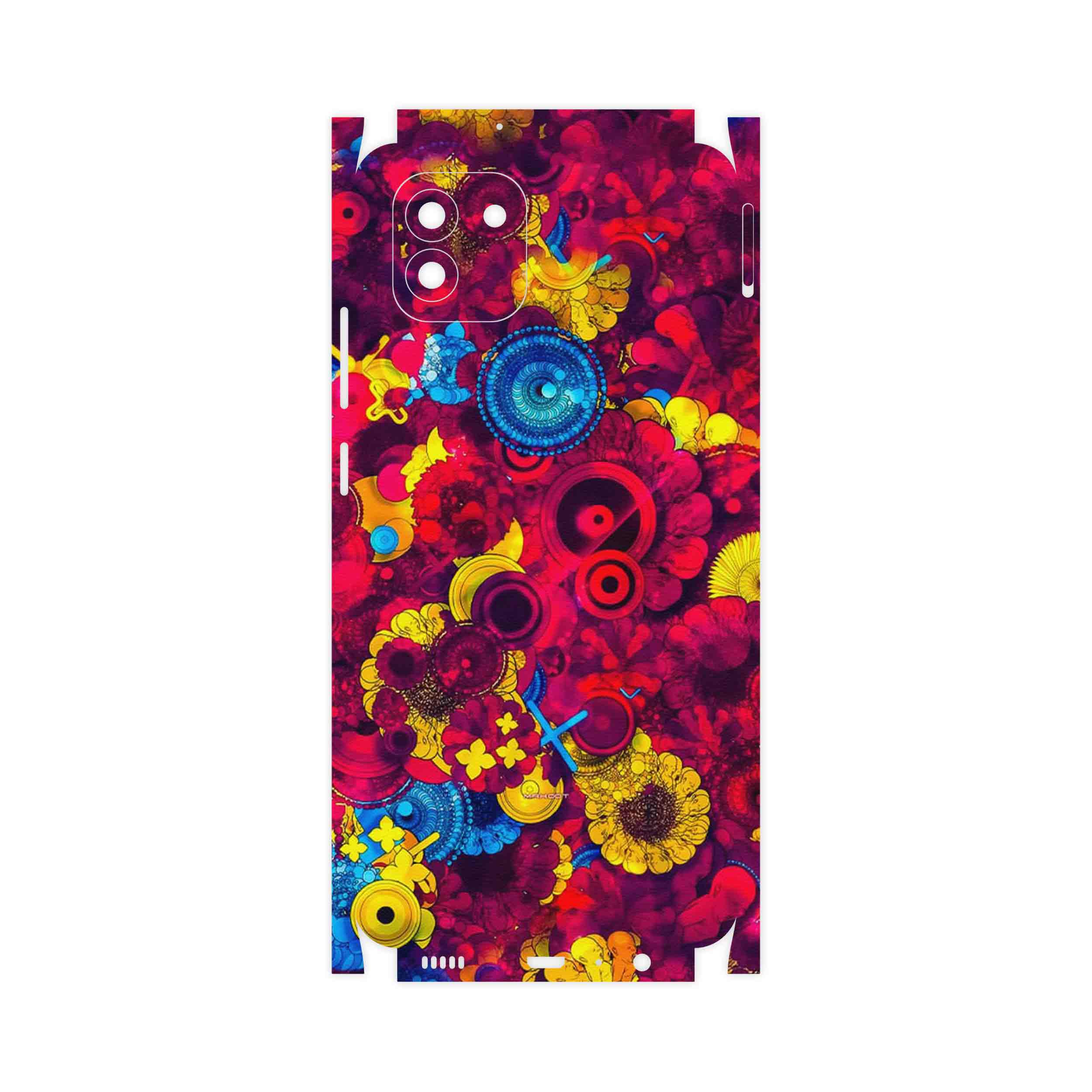 برچسب پوششی ماهوت مدل Vector Flower Garden Digital Art-FullSkin مناسب برای گوشی موبایل سامسونگ Galaxy A03