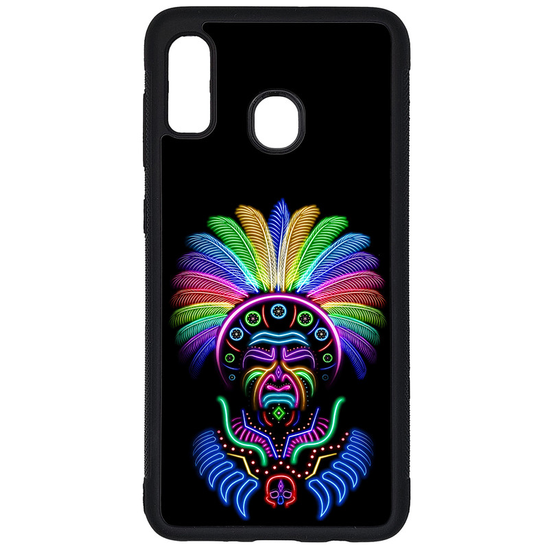 کاور طرح سرخ پوست کد G-044 مناسب برای گوشی موبایل سامسونگ Galaxy A20 / A30 | دیجی قاب دونی