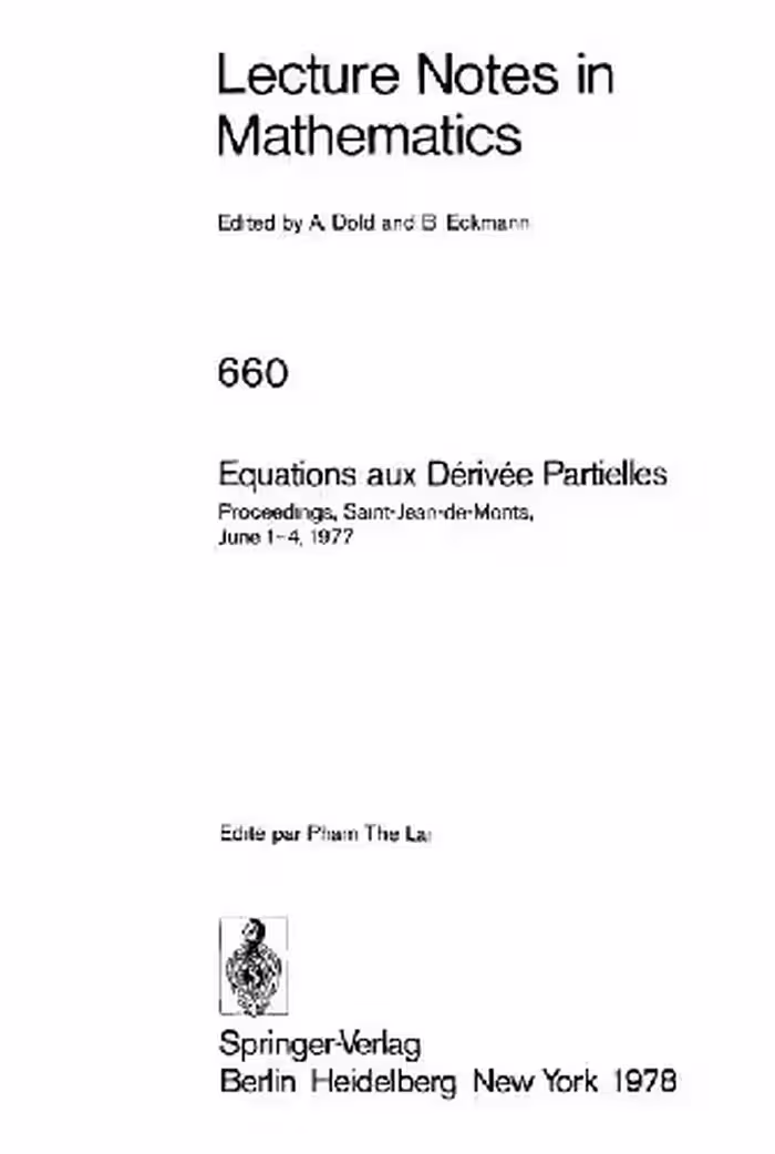 خرید و دانلود نسخه کامل کتاب Equations aux Derivee Partielles