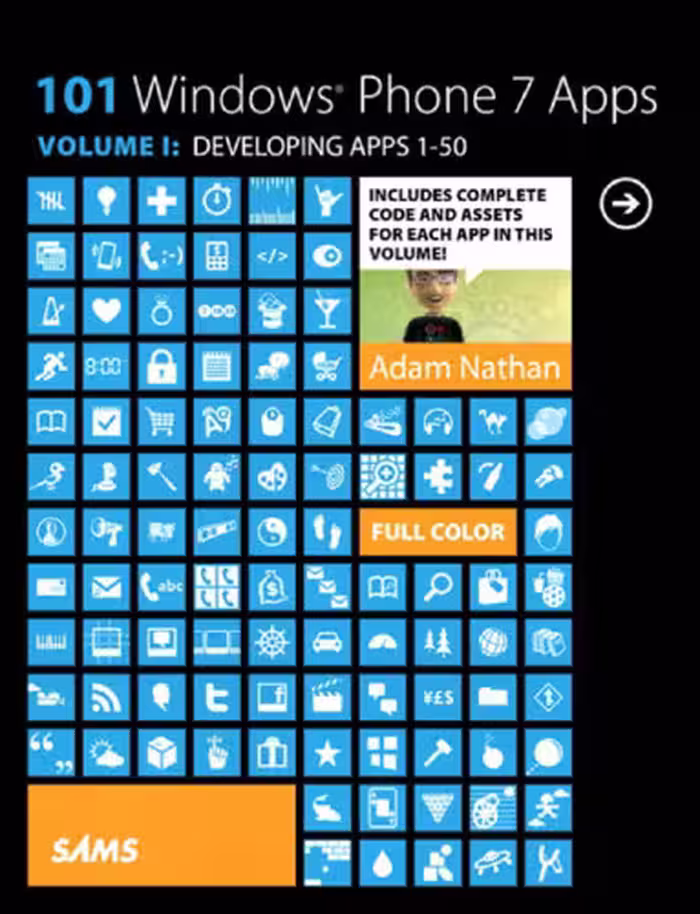 خرید و دانلود نسخه کامل کتاب 101 Windows Phone 7 Apps, Volume I: Developing Apps 1-50