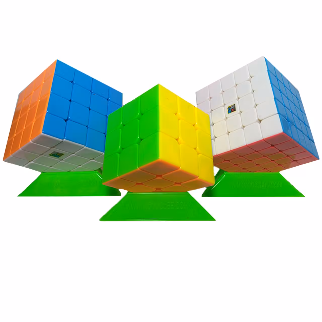 مکعب روبیک مویو مدل Moyu cube 345 بسته سه عددی