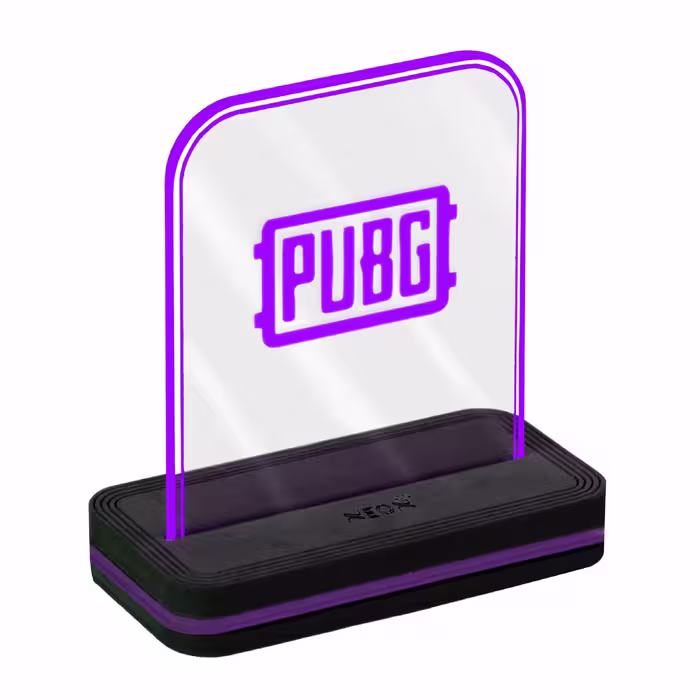 چراغ رومیزی نئون مدل PUBG_A
