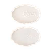 قالب رزین مدل زیر لیوانی ست عاشقانه خانم و آقا کد مجموعه دو عددی