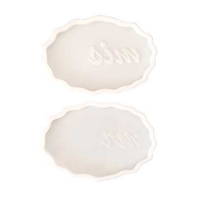 قالب رزین مدل زیر لیوانی ست عاشقانه خانم و آقا کد مجموعه دو عددی