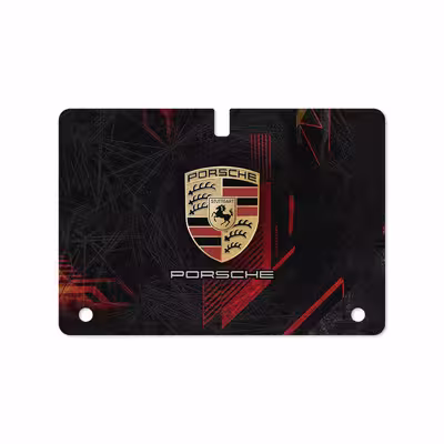 برچسب پوششی ماهوت مدل Porsche-Logo مناسب برای تبلت سامسونگ Galaxy Tab S 10.5 2014 T800