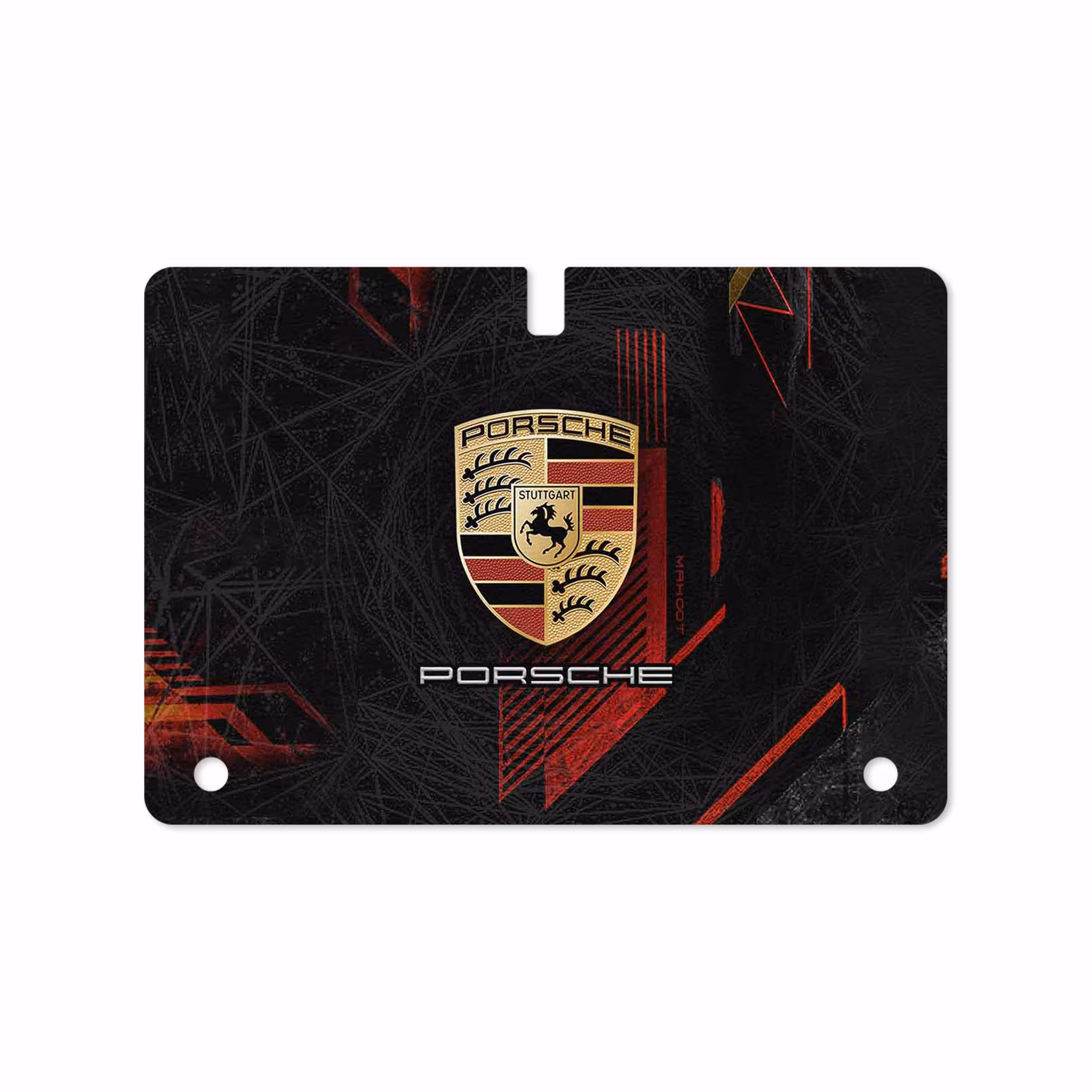 برچسب پوششی ماهوت مدل Porsche-Logo مناسب برای تبلت سامسونگ Galaxy Tab S 10.5 2014 T800