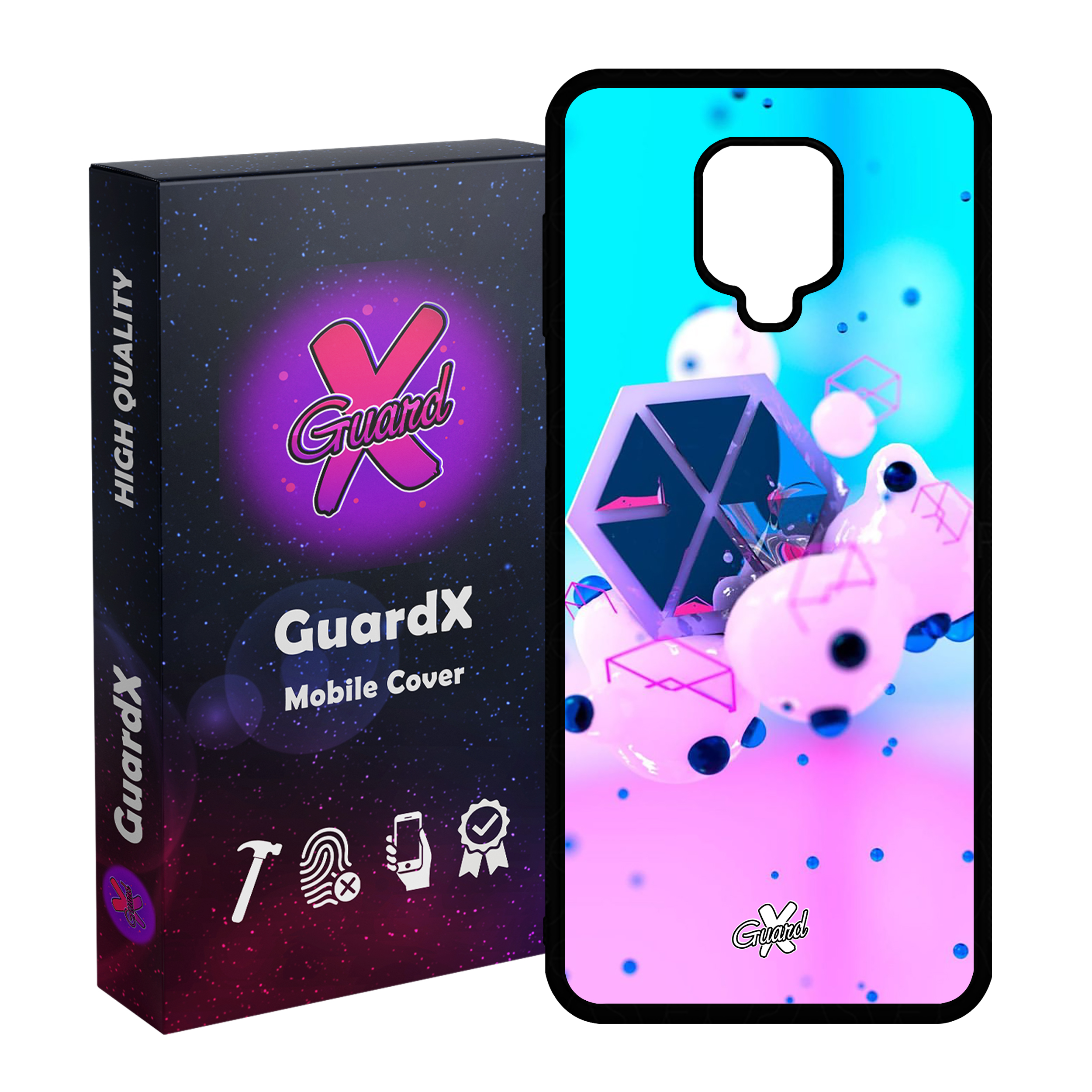 کاور گارد ایکس طرح Exo مدل Glass10023 مناسب برای گوشی موبایل شیائومی Redmi Note 9S / Note 9 Pro / Note 9 Pro Max