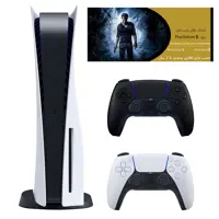 کنسول بازی سونی مدل PlayStation 5 ظرفیت 825 گیگابایت ریجن 1200 آسیا به همراه دسته اضافی و کارت طلایی اشتراک نصب بازی 