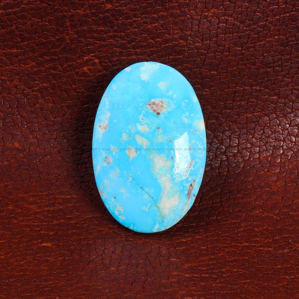 نگین فیروزه شجری کد 14366 - جواهری مشاهیر