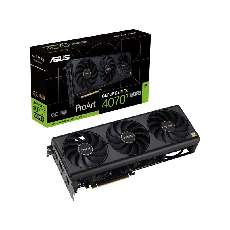 کارت گرافیک ایسوس ProArt GeForce RTX 4070 Ti SUPER OC Edition 16GB
