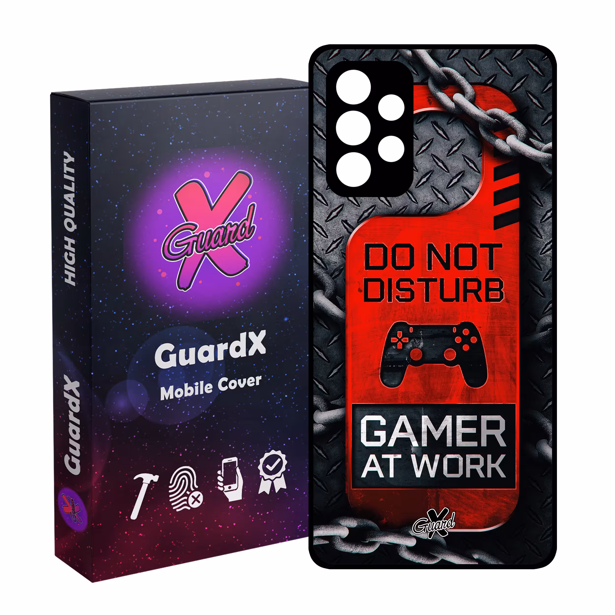 کاور گارد ایکس طرح Gamer مدل Glass10001 مناسب برای گوشی موبایل سامسونگ Galaxy A72